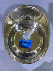 №16, Мойка врезная нержавейка MATTEO 5844А COSTA DOLHE A 577х440 700 Металл, глянец полировка, Новый