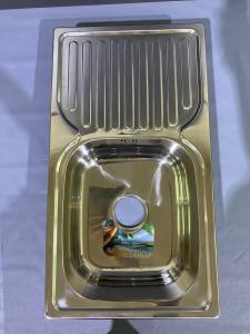 №19, Мойка врезная нержавейка LAGUNA D7642P 760х420 800 Металл, глянец полировка, Уценка