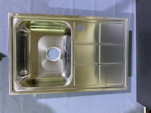 №23, Мойка врезная нержавейка FLORENTINA Профи 780.500.10.08 780х500 900 Металл, полированная, Уценка