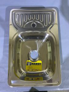 №24, Мойка врезная нержавейка HARDY LAGUNA-305A 660х420 700 Металл, глянец полировка, Уценка