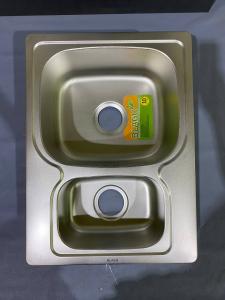 №8, Мойка врезная нержавейка noNAME Dualis 600х480 700 Металл, декор, Новый