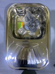 №5, Мойка врезная нержавейка BLAGO Original PALMA 750x490 800 Металл, глянец полировка, Новый