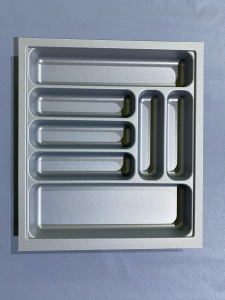 №4, Лоток для СП Ёмкость OrgaTray Innotech Atira 528x464 Пластик, Серебристый, Новый