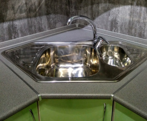 Кухонный гарнитур на заказ Перламутр (архив)