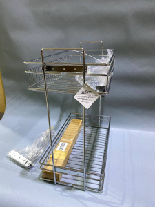 №30, Корзина выкатн.М30,плавн.зак.,боков. диаг.креп.,260-268х526х450мм,хром,Dentro,220971!