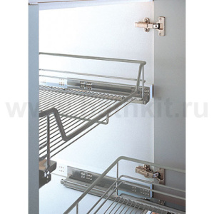 №33, Kessebohmer: Корзина 420х500х127, ТИТАН-500, верхняя без крепления к фасаду!