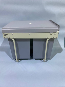 №13,  Kalibra Ведро для мусора  Пластик, Серый, Новый