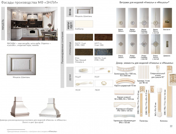 Кухонный гарнитур на заказ МИШЕЛЬ