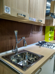 Кухонный гарнитур на заказ Шервуд (Дуб сонома) Е