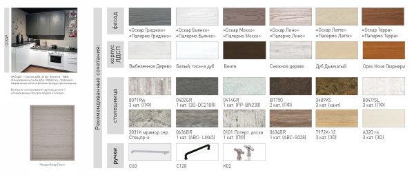 Кухонный гарнитур на заказ ОСКАР