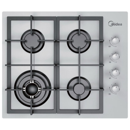 №17 Встраиваемая газовая варочная панель Midea Q404GFD-WH
