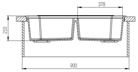 Новая! Склад №34, Мойка KIT KRAKEN GULF, black