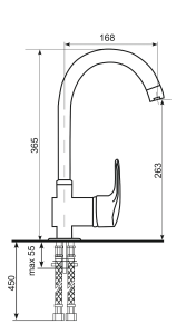 №10, Смеситель Ecostone ES-04  , цвет - 307, терракот, Новый