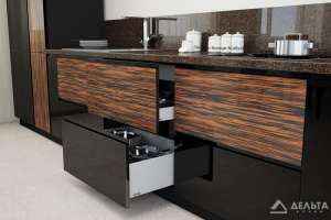 Кухонный гарнитур на заказ Барселона Инфинити