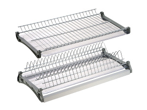 №11 Посудосушитель с рамой в шкаф на 800 хром