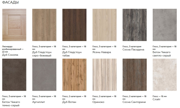 Кухонный гарнитур на заказ Леонардо