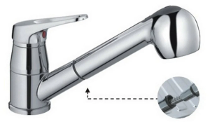 №26, Смеситель Haiba HB6013  , Терракот, Новый