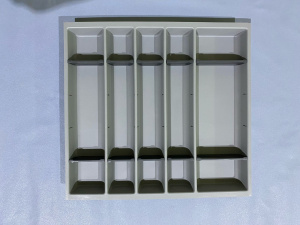 №10, Лоток для СП Ёмкость Composit 50 510x480 Пластик, Светло-серый,темно-серый разделители, Новый