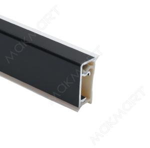 №1 Бортик прямоугольный Н.25, L=3050, отделка черная (покраска) Новый