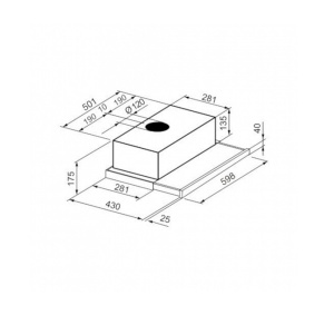 №15, Вытяжка Korting KHP6211GN 600 Металл, Нержавейка, Выставочный образец