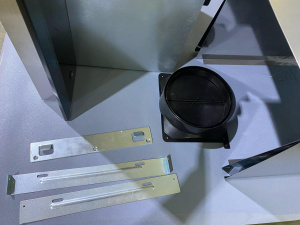 №2, Вытяжка Maunfeld ANCONA 60 INOX GLASS B 600 Металл, Нержавейка, Выставочный образец