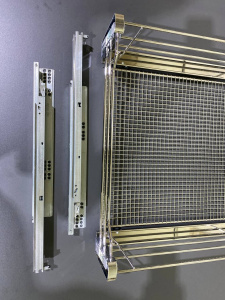 №60, Vauth-Sagel 90000959 SUB Basket Saphir на направляющих BLUM, 600 мм, хром, БЕЗ КРЕПЛ К ФАСАДУ