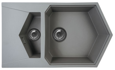 Новая! Склад №35, Мойка KIT KRAKEN POND, grey