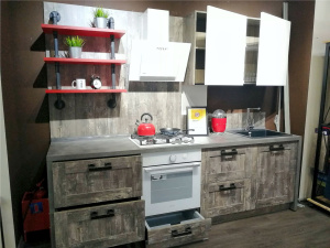 Кухонный гарнитур на заказ Лофт - ХТ