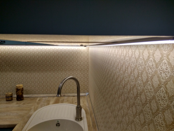 Кухонный гарнитур Лазурное Дерево Е