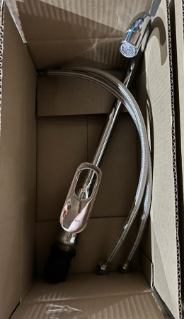 №39, Смеситель Zollen однорычажный, высокий излив  , Chrome, Выставочный образец