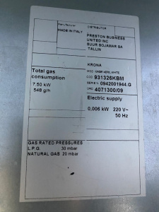 №6 Варочная панель Газовая KRONA IGM 2614 ER/L white без уп решетки с царапинками