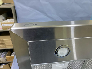 №6, Вытяжка КВАДРА 60Н-430-КЗГ 600 Металл, Нержавейка, Выставочный образец